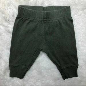 Child Of Mine By Carter’s Sweatpants Green /  Brown Fox Size 0-3 Months